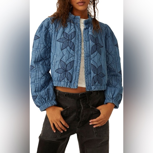 Free People Quinn Quilted Bomber Jacket - Picture 4 of 14